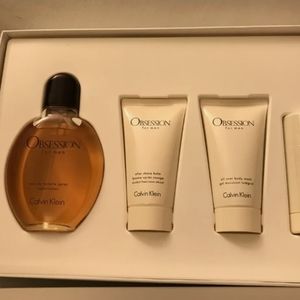 (Ew)Obsession For Men By Calvin Klein 4 Pcs Gift Set